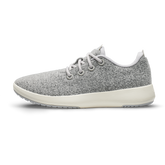 Women's Wool Runner Mizzle - Light Grey (Natural White Sole)