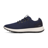 Women's Wool Runner NZ Waterproof - Dark Navy (Natural White Sole)