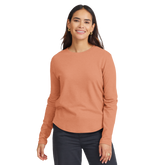 Women's Soft Merino Long Sleeve Tee - Sienna Blush
