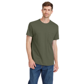 Men's Soft Merino Tee - Thunder Green