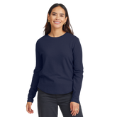 Women's Soft Merino Long Sleeve Tee - Deep Navy