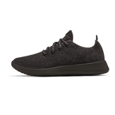Women's Wool Runner - Natural Black (Black Sole)