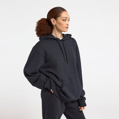 Unisex Merino Blend Hoodie - True Black