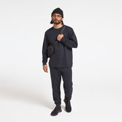 Men's Merino Blend Sweatpant - True Black