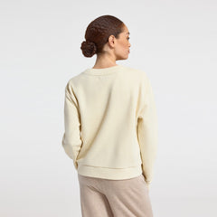 Women's Merino Blend Sweatshirt - Stony Cream Heather