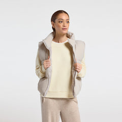 Women's Merino Blend Sweatshirt - Stony Cream Heather