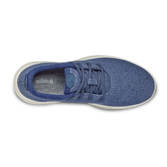 Women's Wool Runner Mizzle - Hazy Indigo (Natural White Sole)
