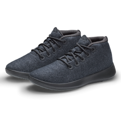 Women's Wool Runner-up Mizzles - Natural Black (Natural Black Sole)