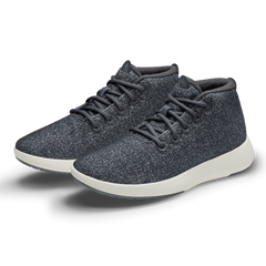 Women's Wool Runner-up Mizzle - Dark Grey (Natural White Sole)