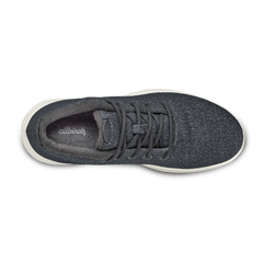 Men's Wool Runner-up Mizzle - Natural Black (Natural White Sole)