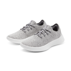 Women's Wool Runner Go - Medium Grey (Blizzard Sole)
