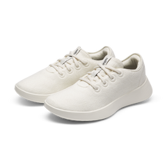 Men's Wool Runner Go - Natural White (Natural White Sole)