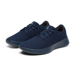 Men's Wool Runner Go - Deep Navy (True Navy Sole)