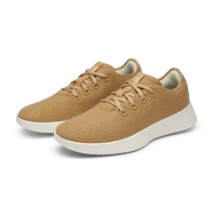 Men's Wool Runner Go - Stony Beige (Stony Cream)