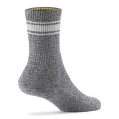 Anytime Crew Sock - Natural Grey Heather/Light Grey