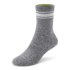 Anytime Crew Sock - Natural Grey Heather/Light Grey