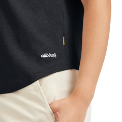 Women's Soft Merino Tee - True Black