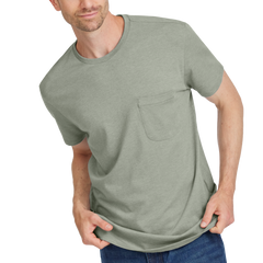 Men's Soft Merino Tee - Hazy Pine