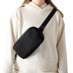 Recycled Belt Bag - True Black