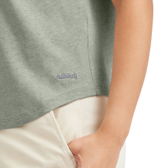 Women's Soft Merino Tee - Hazy Pine