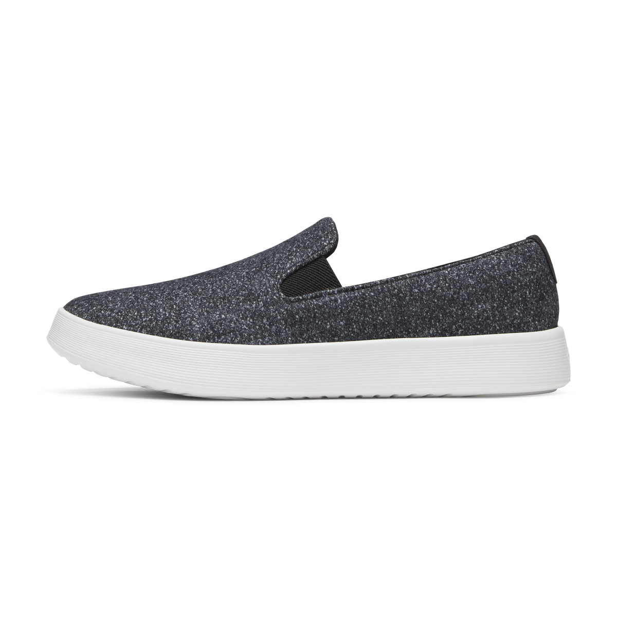 Men's Wool Cruiser Slip On - Dark Grey (Light Grey Sole)