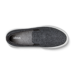 Women's Wool Cruiser Slip On - Dark Grey (Light Grey Sole)