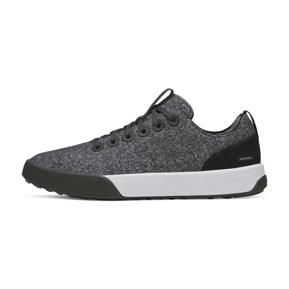 Women's Wool Cruiser Waterproof - Dark Grey (Light Grey Sole)