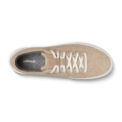 Women's Wool Cruiser - Light Tan (Natural White Sole)