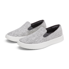 Men's Wool Cruiser Slip On - Medium Grey (Blizzard Sole)