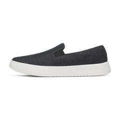 Men's Wool Cruiser Slip On - Natural Black (Blizzard Sole)