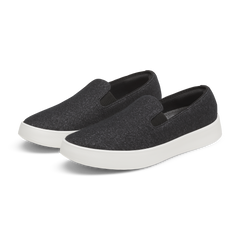 Men's Wool Cruiser Slip On - Natural Black (Blizzard Sole)