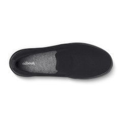 Men's Wool Cruiser Slip On - Natural Black (Natural Black Sole)