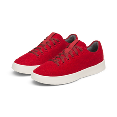 Men's Wool Cruiser - Poppy Red (Natural White Sole)
