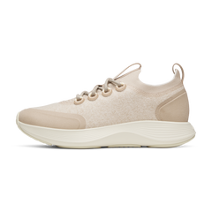 Women's Wool Strider - Rugged Beige (Natural White Sole)
