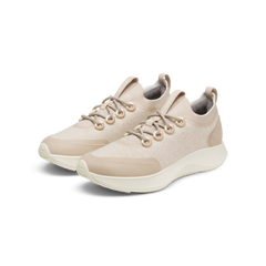 Women's Wool Strider - Rugged Beige (Natural White Sole)