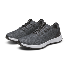 Men's Wool Runner NZ Waterproof - Dark Grey (Light Grey Sole)