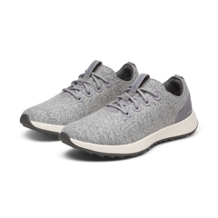 Men's Wool Runner NZ Waterproof - Medium Grey (Natural White Sole)