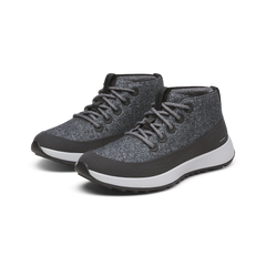 Men's Wool Runner NZ Mid Waterproof - Dark Grey (Light Grey Sole)