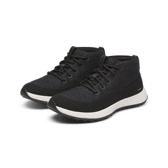 Women's Wool Runner NZ Mid Waterproof - Natural Black (Natural White Sole)