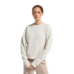 Women's Merino Blend Sweatshirt - Natural White