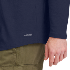 Men's Soft Merino Long Sleeve Tee - Deep Navy
