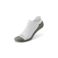 Anytime Ankle Sock - Blizzard/Thunder Green