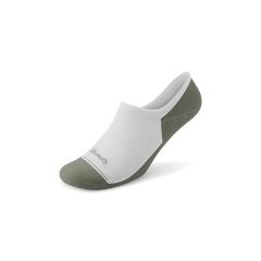 Anytime No Show Sock - Blizzard/Thunder Green