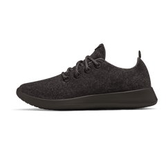 Men's Wool Runner - Natural Black (Black Sole)