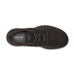 Men's Wool Runner - Natural Black (Black Sole)