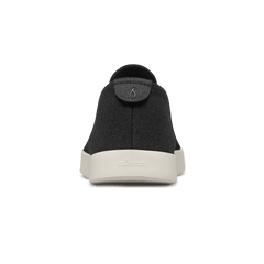 Men's Wool Lounger - True Black (Cream Sole)