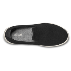 Men's Wool Lounger - True Black (Cream Sole)